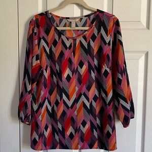 Banana Republic Multi Colored Pullover top.